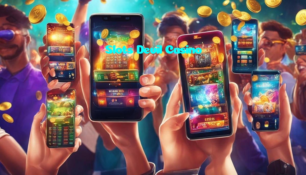 Slots Devil Casino casino presented on mobile device in Pakistan with slots and live games